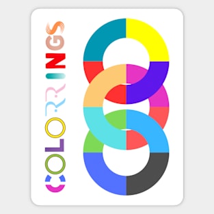 Colorful rings Magnet